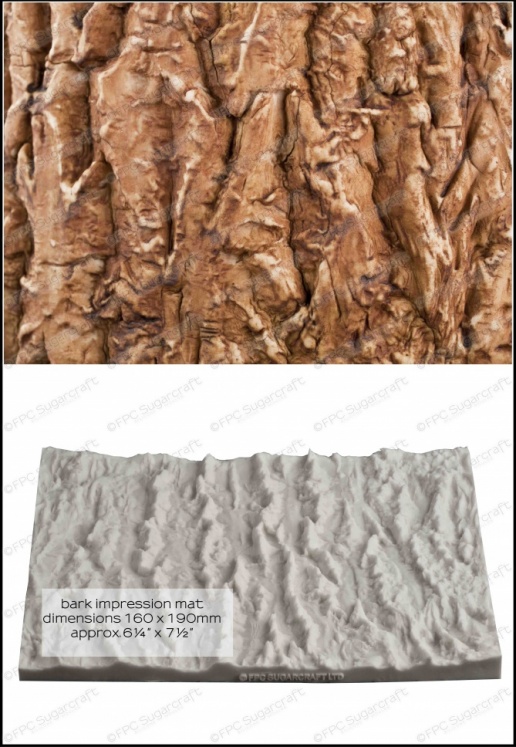 'Bark Texture Mat' Silicone Mould
